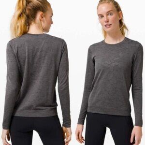 Lululemon Breeze By Long Sleeve Polar Spots Lunar